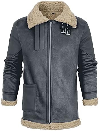 FSAHJKEE Mens casacos e jaquetas de inverno, inverno casacos quentes acolchoados leves de longa duração