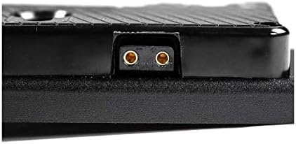 Indipro Gold Mount Battery Adapter Placa com sistema de haste de 15 mm | Suporte de haste LWS de 15 mm integrados | Saídas