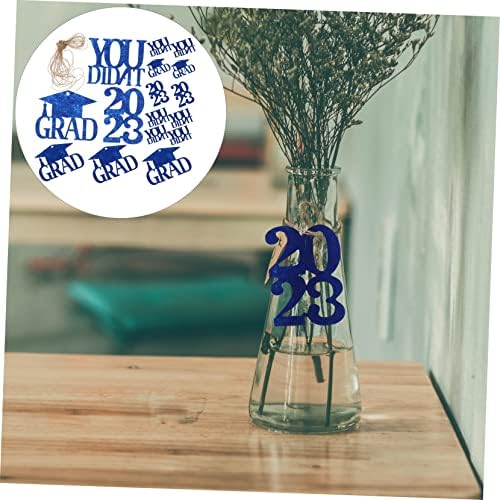 AMOSFUN 90 PCS 2023 GRAFUTAÇÃO ETIFICAÇÃO DO GRAVO DE FLOR VASES DE FLORES Decorativa Decora Decora de graduação Tag Class de