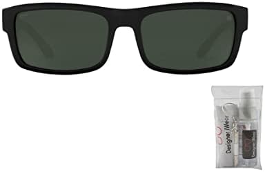 Óculos de sol retongânicos de spy discord lite para homens + pacote com designer iwear kit de óculos de cortesia