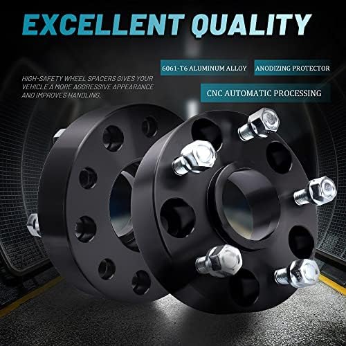 Spacers de rodas Irontek 1,5 para adaptadores de espaçador hubcentric de jipe ​​5x5/5x127mm se encaixa no jipe ​​99-10