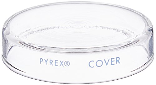 Corning Pyrex Borossilicate Glass Petri Plat da capa, 60 mm de diâmetro x 15 mm de altura