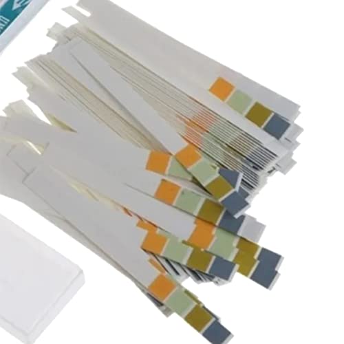 Tiras de teste de pH, Scientific 2 Pack Ph Paper Professional com caixa de plástico para líquido para casa