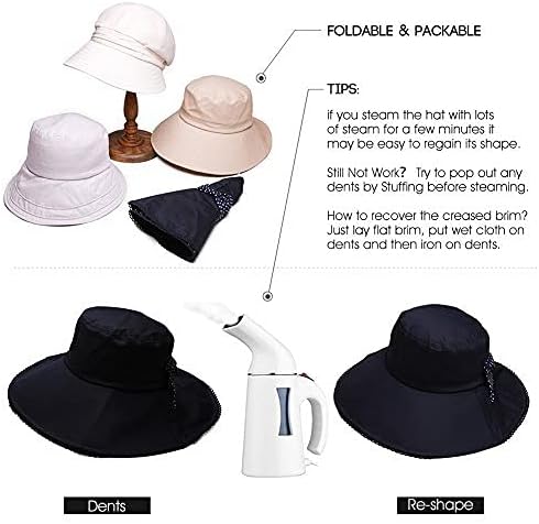 Comhats Summer upf50+ chapéus de sol para mulheres