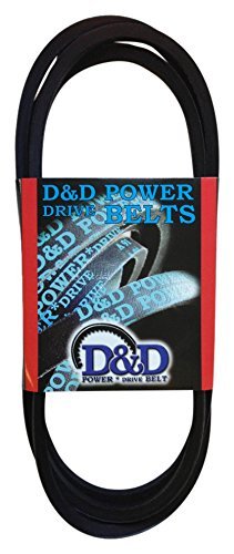 D&D PowerDrive A180 Toro ou cinto de substituição de cavalos de roda, A/4L, 1 banda, 182 Comprimento, borracha