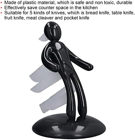 Bloco de faca, Hollow Save Space Human Body Knife Solder para cozinha para restaurante