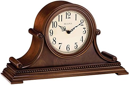 Bulova B1514 ASHEVILLE Mantel Clock, Cereja Marrom