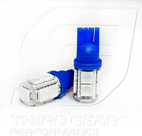 TGP T15 Blue 9 LED SMD 5050 Wedge Reverse/Backup Bulbs Par 2007-2013 Compatível com Jeep Patriot