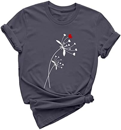 Top camiseta para senhoras outono verão 2023 Roupas moda moda de manga curta Crewneck algodão Camiseta gráfica de algodão