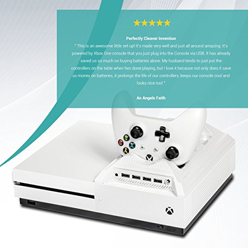 Fan Xbox One S, hub USB e carregador de controlador - corresponde ao console Xbox One - acessórios premium xbox one