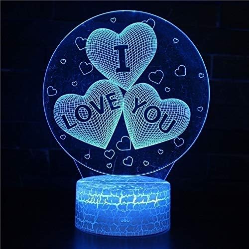 Szg eu te amo lâmpada de mesa tocando led noturno luz caseira sala arco -íris lampen decoração luminárias de mesa criativas