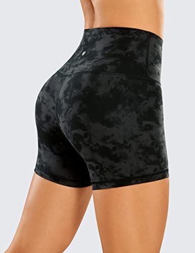 Crz Yoga Womens Butterluxe Bicker Shorts 2.5 '' ' / 4' '' / 6 '' / 8 '' - Alta coragem do treino de vôlei de vôlei de vôlei