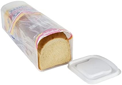 Caixa de pão de pão de Buddeez - Breading e armazenamento de pão para balcão de cozinha, suporte de pão de sanduíche, economia