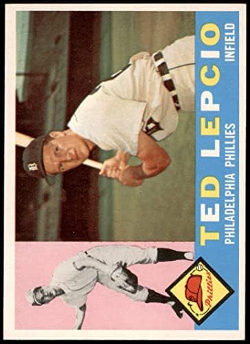 1960 Topps 97 Ted Lepcio Philadelphia Phillies NM Phillies