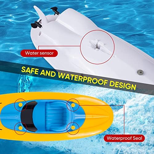 RC Boat for Pools and Lakes, brinquedo de barcos de controle remoto de 2,4 GHz para crianças, 20 km/h de alta velocidade de brinquedos de água com bateria recarregável