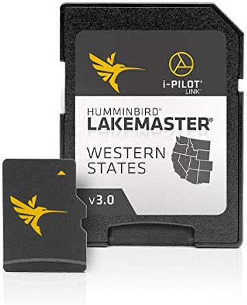 Humminbird 600011-4 Lakemaster Western States V3 Digital GPS Maps Micro Card