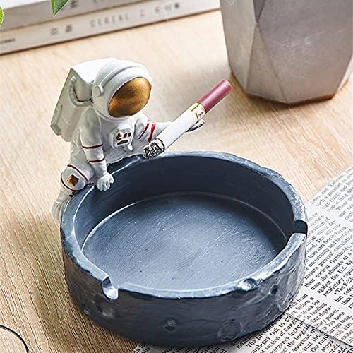 Astronauta WCJL Ashtray ， Cigarro -cinzeiro Decorativo Decorativo Cinzelo Moderno para Officiário em casa