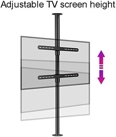 Suporte de montagem de teto de TV - estrutura rotativa de 360 ​​graus, parede de parede de parede rotativa para gabinete de