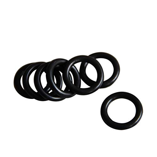 O-rings de borracha nitrila, 41 mm OD de 1,5 mm de largura, métrica buna-n torneira O-rings redondos vedados junta preta
