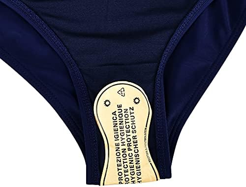 Hilor Women's High Swim Swim Bottom Skirted Bikini Bottom UPF 50+ Ternos de banho Ternos de banho Saias de natação atléticas