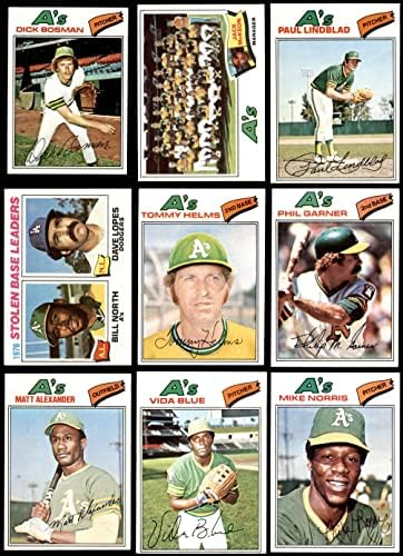 1977 Topps Oakland Athletics Team Set Oakland Athletics Ex/MT Athletics