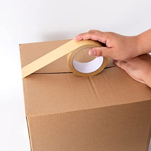 Fita de ducto marrom fita de ducto marrom envelopes kraft 2 rolos de papel fitas de fitas de embalagem multifuncionais