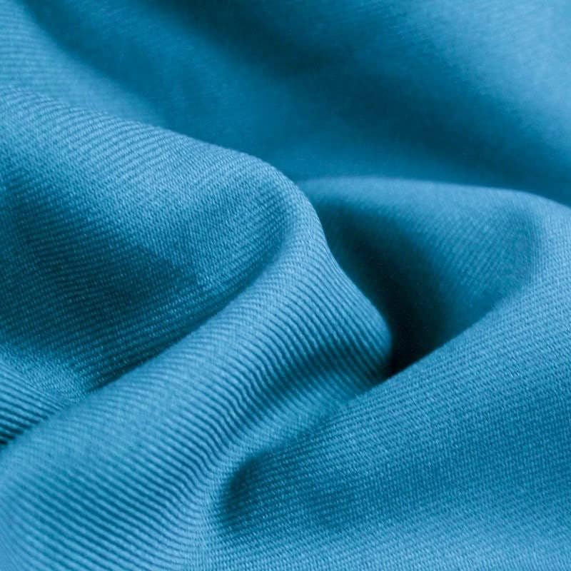 Delaney Turquoise Polyester Gabardine Fabric By the Yard para ternos, sobretudo, calças/calças, uniformes - 10056