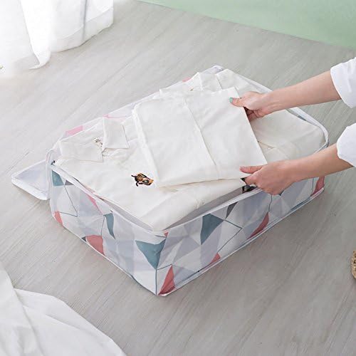 Okokmall US-Follable Storage Bag Roupos Roupos de armário de colcha de armário de camisetas