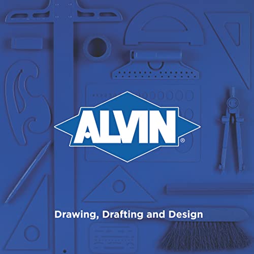 Alvin SST24 Profissional de aço inoxidável Graduado T -quadrado, ferramenta de desenho e design, ótimo para carpintaria,