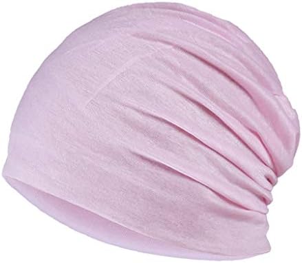 Cabeça de lenço de cachecol e chapéu de viseira senhoras Soild Índia Chapéus de tricô feminino lã de senhoras Perda de cabelo Chapéu