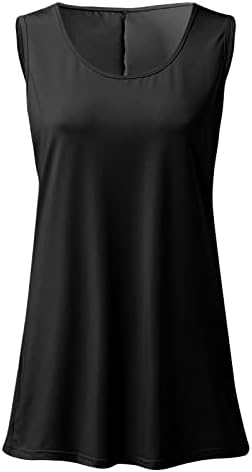 Tops de verão sem mangas Camisetas blusas Mulheres pescoço caçador casual tanque feminino camisetas femininas camisetas