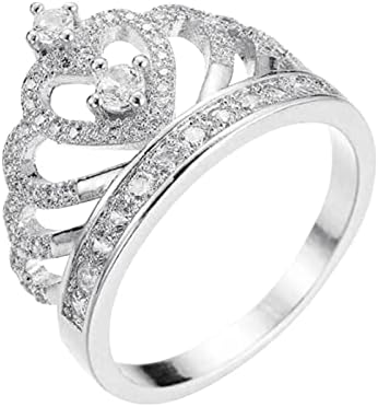 Anel de astronomia anéis ocidentais Tamanho 9 Diamante completo Crown Rings Hollow Rings Women Fashion Gold Gold Diamond