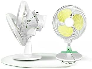 Fan de Jkyyds - Fã de Fan Electric Mini Student Fan Fan Home Desktop Shaking Head Clip Fan Bed Small Dormicor Silent Fan Silent