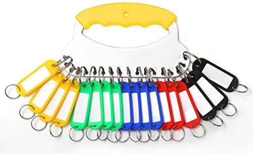 Key Manager Key Manager Key Organizador Chaves Chainíssimas Keychain com 18 principais etiquetas Chaves