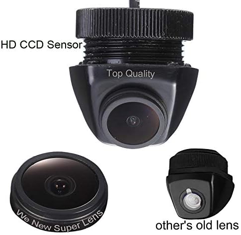 HD Color CCD Câmera de backup de veículo à prova d'água CCD, câmera de reversão de ângulo de visualização de 170 ° para BMW
