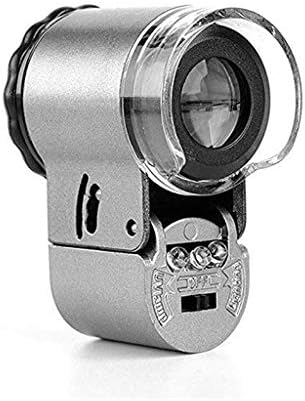 Melhor de Mini Microscópio portátil Tfiiexfl com Microscópios de Mão de Mão portátil do tamanho de zoom de zoom leve para Jewellers