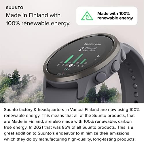 Suunto 5 Peak - Compact GPS Sports Watch com longa duração da bateria e navegação de rota