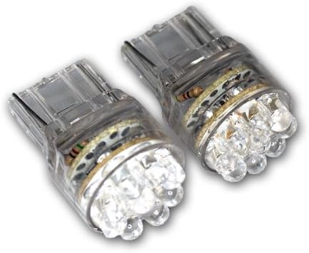 TuningPros LEDBL-T20-W15 Lâmpadas de LED reversa de backup T20 Wedge, 15 LED White 2-PC Conjunto