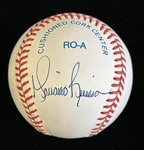 Mariano Rivera NY Yankees Hofer assinou o beisebol oficial do Al Budig com holograma - bolas de beisebol autografadas