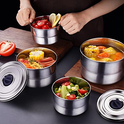 Bestonzon Box Practical Stainless Lancisters Almoço Bento Preservação Mantendo os contêineres de armazenamento à prova de vazamentos