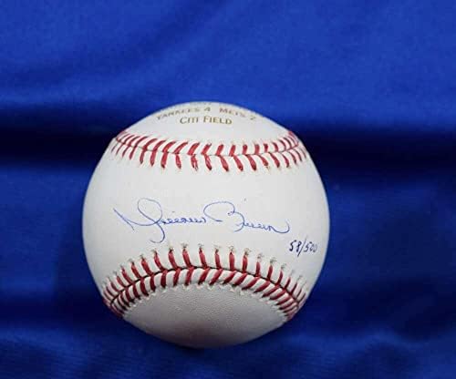Mariano Rivera Steiner CoA Autograf Major League OML Stat Assinou Baseball - Baseballs autografados