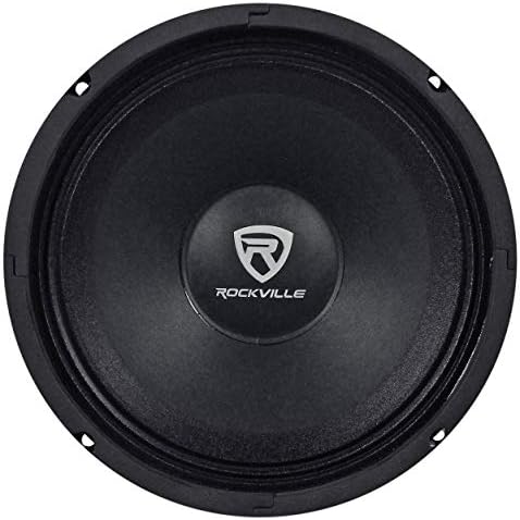 Rockville RM84Pro 8 4 ohm SPL Competição Speaker de carro médio, 108dB, 300W