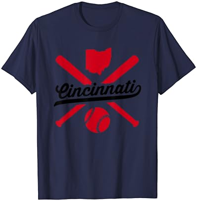 Cincinnati Baseball vintage Ohio Pride Red Love City City