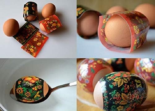 Ovos de Páscoa Ucranianos - Mangas de ovos de Páscoa - invólucros de ovos de Páscoa - Ovos de Páscoa Ortodoxos - Praços
