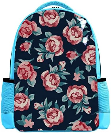 Mochila de viagem VBFOFBV para mulheres, caminhada de mochila ao ar livre esportes mochila casual Daypack, Rosas rosa de