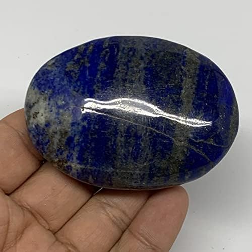 119,6g, 2,7 x2 x0.9 , lazuli lazuli natural de pedra de palmeira polida do Afeganistão, decoração da casa, B23137