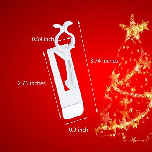 160 peças clipes de luz de natal ganchos clipes de calha de Natal ao ar livre para c7, c9 e mini luzes para o Natal do dia dos namorados