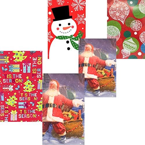 Férias de Natal Papai Noel Tree Ornament Medium & Grand Gift Boxes