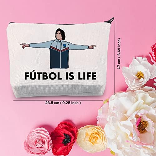 TSOTMO FUTBOL SACO DE MAGURA DO FUTO FUTBOL é Life Cosmetic Bag Gift para jogador de futebol Gift Football Life Gift Soccer Lovers