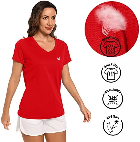 Camisa de corrida atlética de verão Top para mulher Quick Dry UV Protection Gym respirável de manga curta esportes de camiseta de